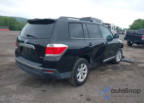 2012 Toyota Highlander Se V6 z USA, uszkodzony, nr VIN 5TDBK3EH9CS142108